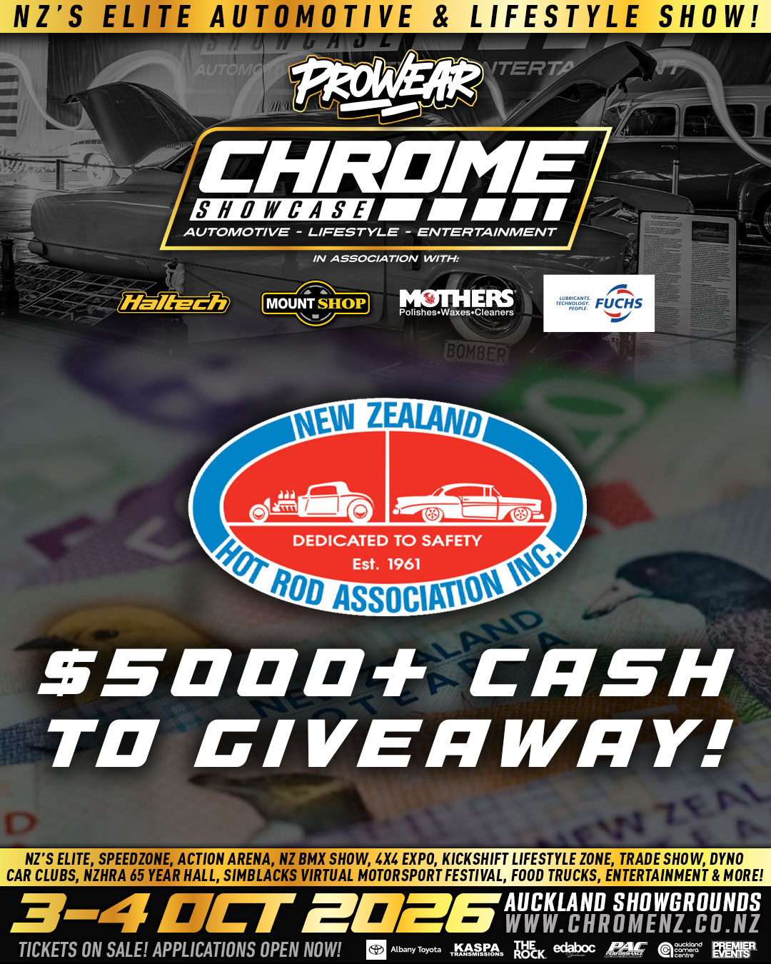 $5000 in cash to give away!