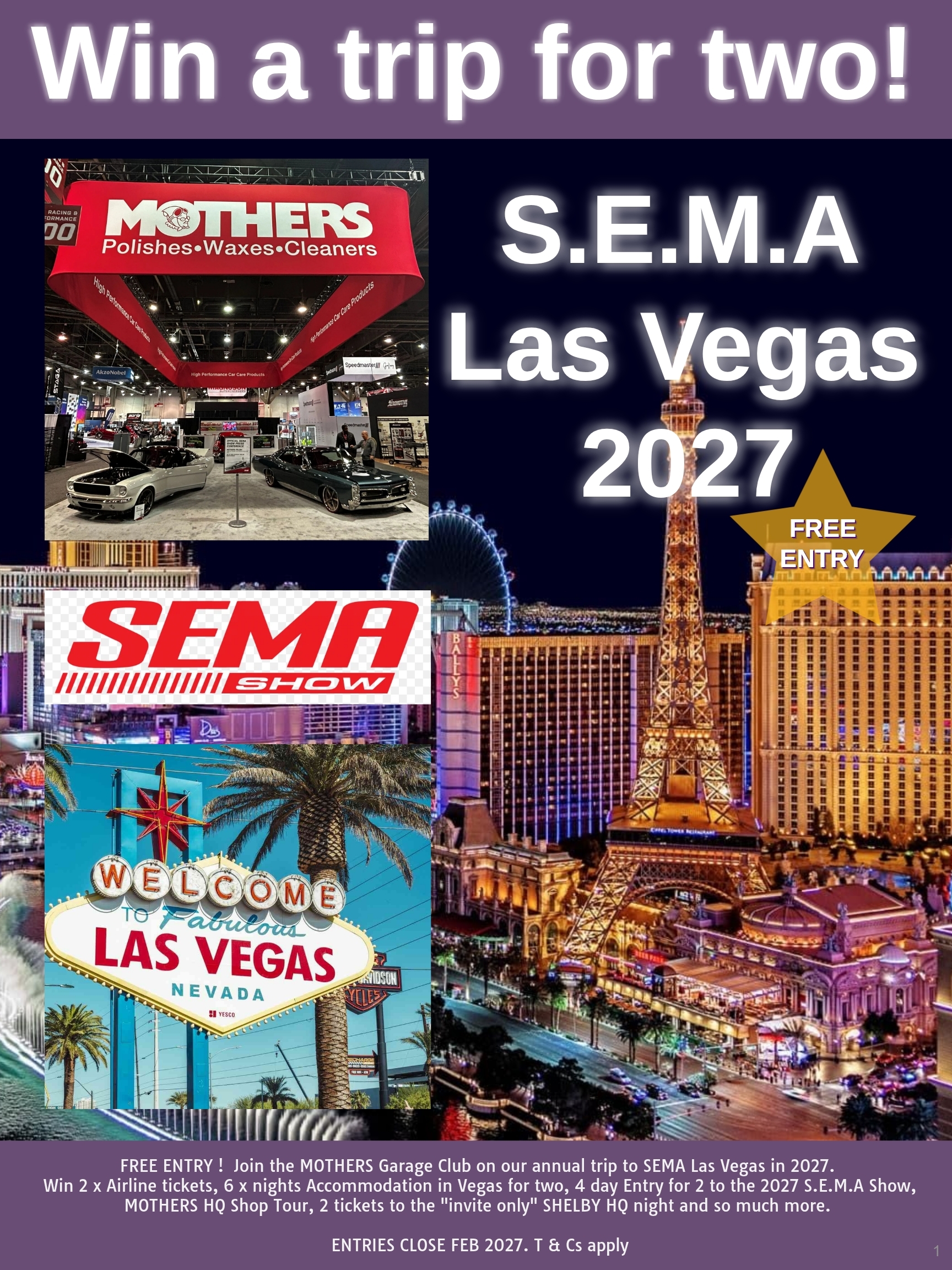 Win a trip to SEMA!